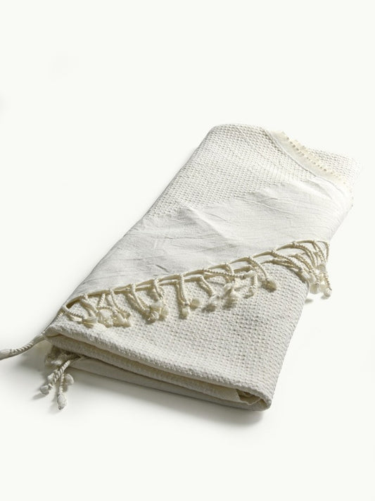 Hammam Towel, Organic Cotton, Ivory