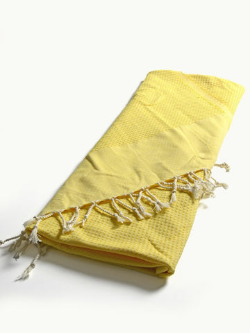 Hammam Towel, Organic Cotton, Yellow