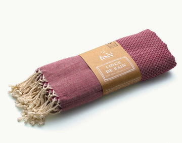 Hammam Towel, Organic Cotton, Rose