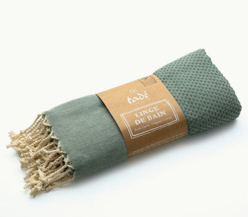 Hammam Towel, Organic Cotton, Olive