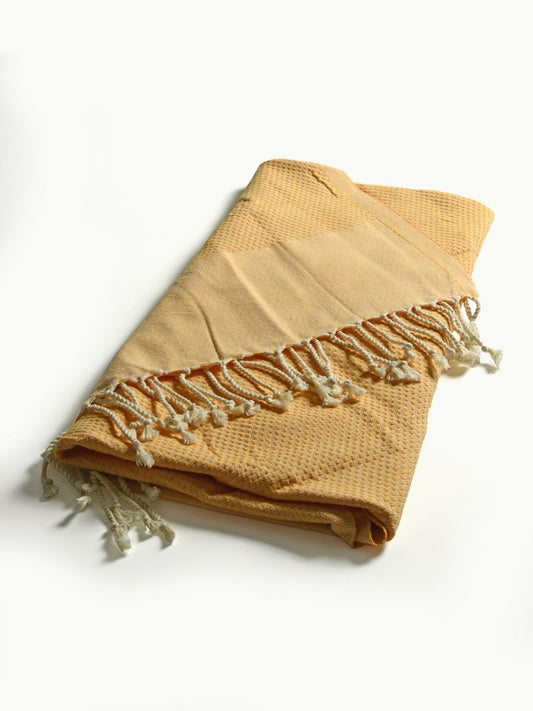 Hammam Towel, Organic Cotton, Orange