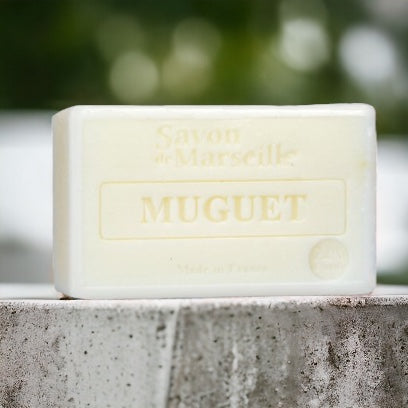 Muguet ( Lily of the Valley )Savon de Provence, enriched with Sweet Almond Oil | 100g