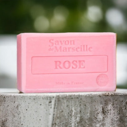 Rose Savon de Provence, enriched with Sweet Almond Oil | 100g