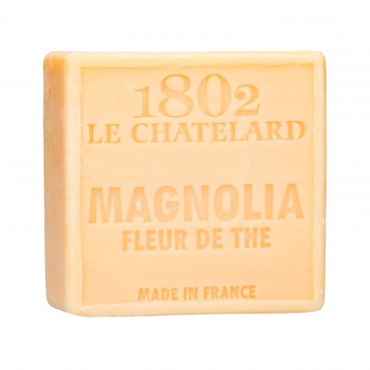 Magnolia & Tea Flower Marseille Soap, 72% Coconut, Olive and Almond Oil, 100g |  PALM FREE