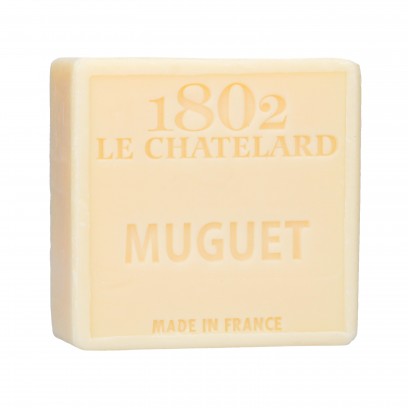 Muguet (Lily of the Valley) Marseille Soap, 72% Coconut, Olive and Almond Oil, 100g |  PALM FREE