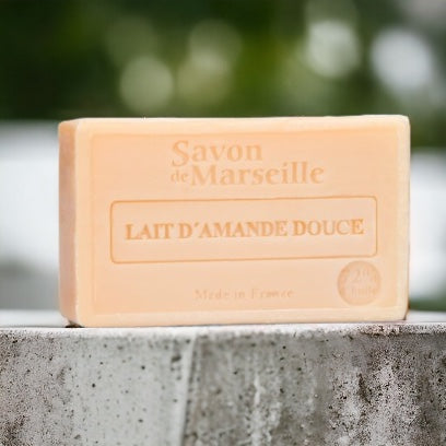 Sweet Almond Milk Savon de Provence, enriched with Sweet Almond Oil | 100g