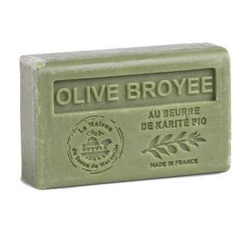 Olive Broyee (Exfoliating) Soap with organic Shea Butter 125g